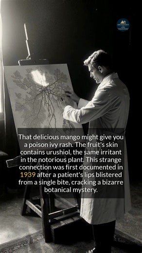 31K views · 352 reactions | That delicious mango might give you a poison ivy rash due to a strange historical discovery. #history #facts #didyouknow | Archaeology and Lost Civilizations | Facebook