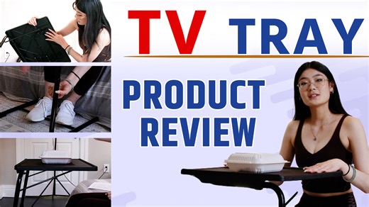 Watch Adjustable TV Tray Table for Bed & Sofa - How to use? on Amazon Live