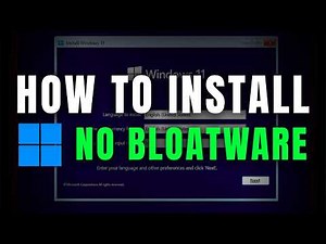How to Install Windows 11 Without Any Bloatware in 2026