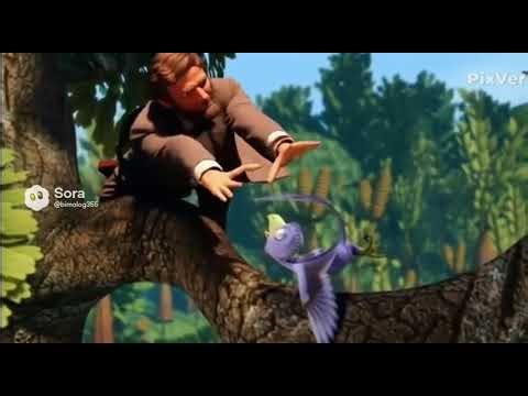 Mr. Lincoln begs Mikey Microraptor to have a Great Moment with him Dinosaur Train Disneyland Sora AI