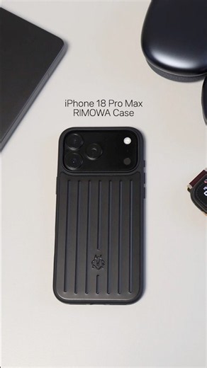 리모와 아이폰 18 프로 맥스 블랙 케이스 언박싱 (Rimowa iPhone 18 Pro Max Black Case)