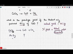 iGCSE / GCSE Chemistry: Percentage yield? Huh?