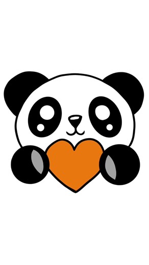 كيفية رسم باندا كيوت خطوة بخطوة