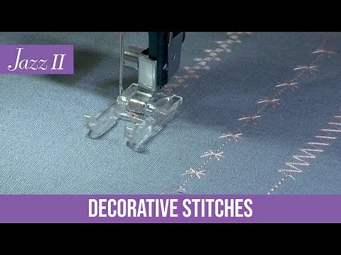 Decorative Stitches on the Baby Lock Jazz II