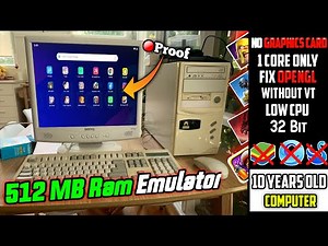 The Fastest & Lowest Android Emulator For 512MB RAM | No GPU | Fix OpenGL | No VT | Dual Core PC's