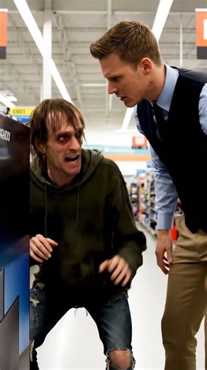 Crazy tweaker gets kicked out if walmart #walmart