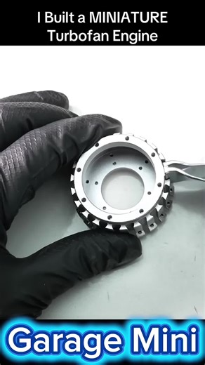 Part 1: I Built a MINIATURE Turbofan Engine #engine #buildengine #engine_kit #diy #craft