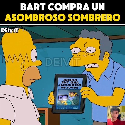 420K views · 17K reactions | Bart consigue un super sombrero - Los Simpson | Deivit | Facebook
