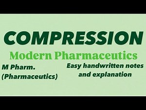Compression #pharmaceutics #modernpharmaceutics #easyexplanation #handwrittennotes #pharmacynotes