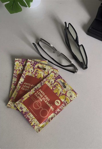 Portable Anti-Fog Lens Cleaning Cloth for Eyeglasses