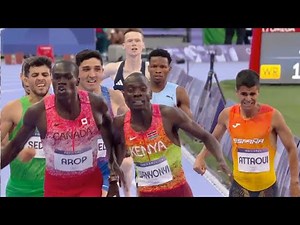 Emmanuel Wanyonyi won Mens 800m Final Gold Medal at Paris Olympic, Marco Arop & Sedjati Bronze 2024
