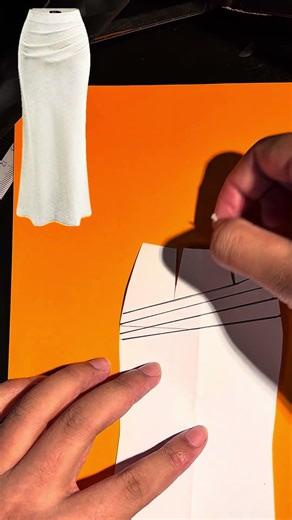 How to Create a Draped Maxi Skirt Pattern tep-by-Step Tutorial #sewing #sewingtutorial #diyfashion