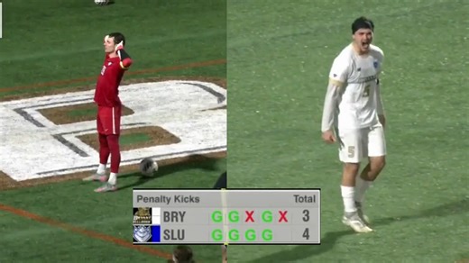 Bryant vs. Saint Louis: Full PK shootout in 2025 NCAA men’s soccer third round