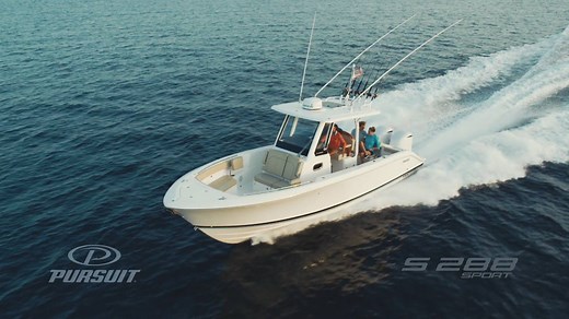 See Pursuit's all-new S 288 Sport in action. Learn more: http://ht.ly/DBPN30mc3MD | Pursuit Boats