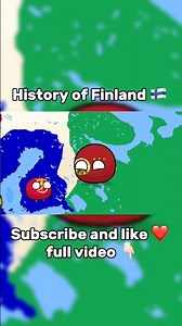 History of Finland 🇫🇮 p 10 #countryballs #map #europe #finland #sweden #geography #mapping