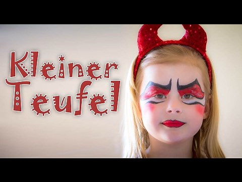 Kleiner Teufel schminken | KarnevalsTeufel.de | Schmink-Video/Tutorial