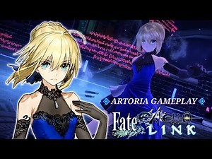 Fate/Extella Link! Artoria (Lapis Lazuli Dress) GAMEPLAY!