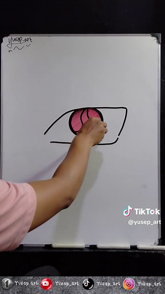 sharingan of itachi #itachi #art #howtodraw #animedrawing