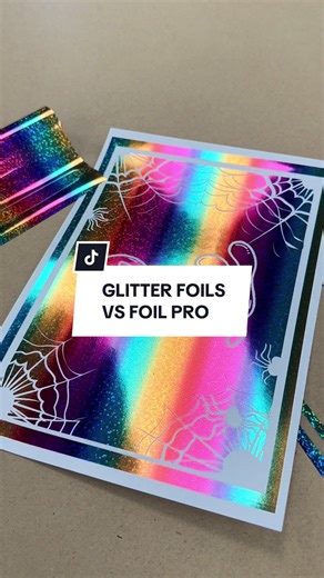 Do Glitter Foils Work on the Foil Pro?