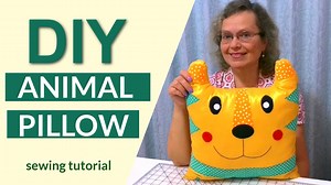 How to make a stuffed animal pillow: easy sewing project for beginnersrn