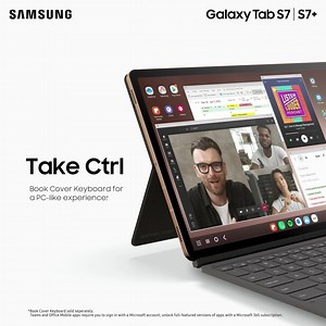 8.2K views · 19 reactions | Whether you’re working from home or on the go, get a PC-like experience with the Book Cover Keyboard.* Available now. | Samsung | Facebook