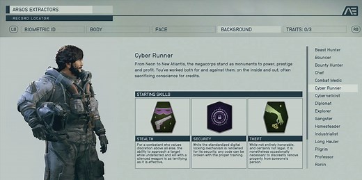 Starfield best Cyber Runner build guide: Starting skills, traits, and more
