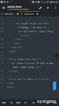 Coder un Site avec appareil
