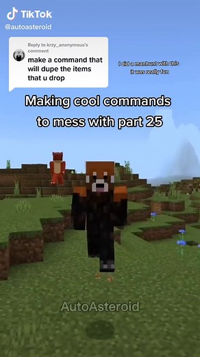 Items Duping in Minecraft Command Blocks Tutorial