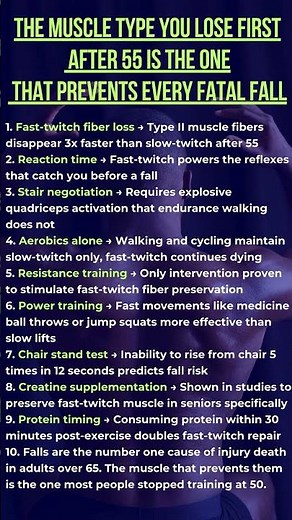 The Muscle Type You Lose First After 65 Is The One That Prevents Every Fatal Fall