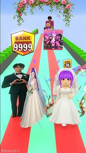 Bride Rumi Roblox vs Bride Rumi in the continuous singing challenge to find a boyfriend!