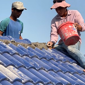 11K views · 178 reactions | Techniques To Install Hip and Ridge Tiles For A Flat Tile Roof | DIY crafts PR | Facebook