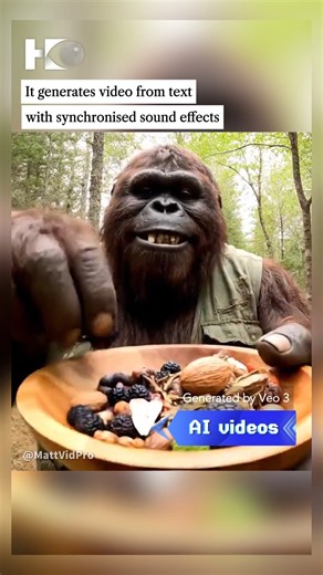 Hyper-realistic video and sound now generated by AI, as Google unveils Veo 3. #tech #cool #amazing #revolution #movies #production #HKeye | HKeye