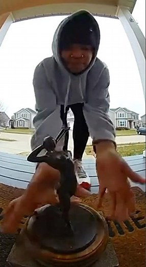 Porch Pirate Surprise figurine #porchpirate #glitterbomb #cinnamon #package #instantkarma #box