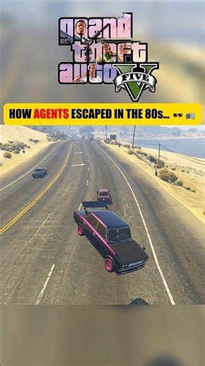 HOW AGENTS ESCAPED IN THE 80s..." Cliff Drop Pt.030 🕶️📻 #shorts #gta5