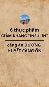 6 thực phẩm GIẢM KHÁNG "INSULIN" càng ăn ĐƯỜNG HUYẾT CÀNG ỔN #thuytien #ADDP #tieuduongtuyp2 #thucdonhangngay | Thủy Tiên
