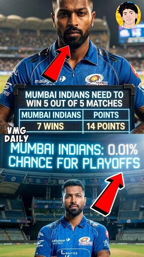🤔 மும்பை இந்தியன்ஸால இப்பவும் பிளே ஆப்ஸ் போக முடியும் ‼️#shorts #ipl #mumbaiindians #playoffs #rcb