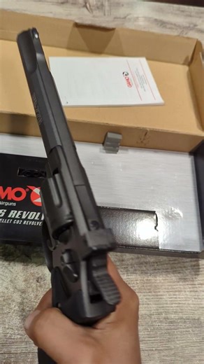 The Gamo PR-776: A Revolver Airgun Experience #airsoft #co2airpistol #revolver38 #shortsfeed #shorts