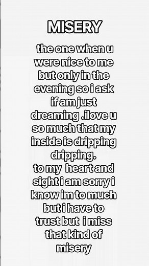 misery lyrics