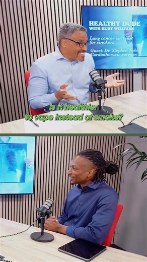 7.8K views · 33 reactions | Is vaping safer than smoking? Short answer: No. That's according to Dr. Stephen Noble with Chesapeake Regional Healthcare, who came on to our Healthy Dude podcast to talk with Kurt about the dangers of smoking, vaping, and marijuana smoking — which can all lead to lung cancer, the deadliest cancer in the world. Watch the full episode at the link in comments. | WTKR News 3 | Facebook