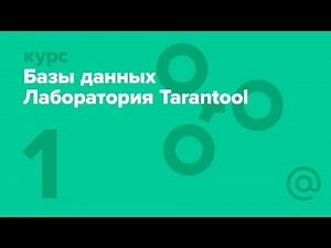 1. Базы данных. Лаборатория Tarantool. Введение в современные СУБД