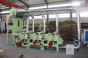 [Hot Item] Cotton Waste Recycling Machine / Airflow Cotton Waste Recycling Cleaning Machine with Three Rollers