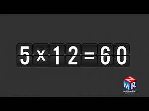 5 times table flashcards