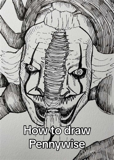 How to Draw Pennywise from IT: A Step-by-Step Guide