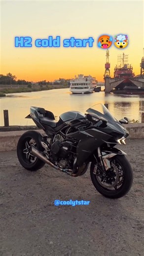 H2 Cold Start Sound 🤯🥵 #coolytstar #shorts #foryou #automobile #ninjacool #ninja #h2 #coldstart