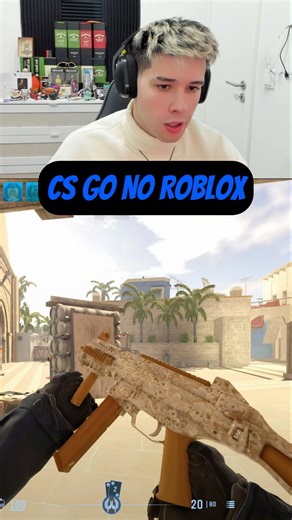 CS GO NO ROBLOX É QUALIDADE!! 😎🔥 #robloxgameplay #roblox #csgo #counterstrike #fypbrasil