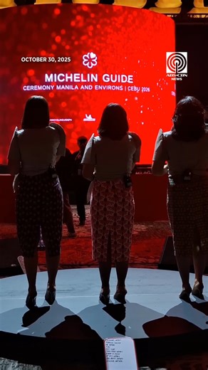 Launch of Michelin Guide's first PH selection. | via Jonathan Cellona, ABS-CBN News | ABS-CBN News