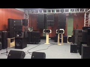Sanway updated VERA20 10inch line array test video