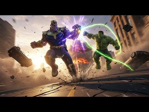 Thanos vs Hulk – The Gauntlet Clash! | Super Hero Story ✅