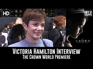 Victoria Hamilton World Premiere Interview - Netflix's The Crown