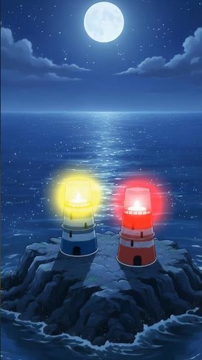 Easy Paper Cup Craft - Lighthouse 🌊💡 | Creative Idea for Kids #lighthouse #papercup #viral #craft